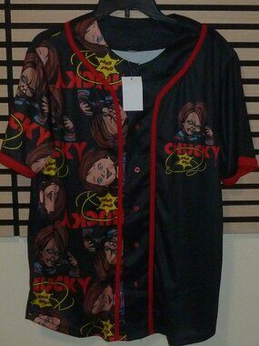 Chucky Good Guys Mens Shirt Size Medium Button Down New